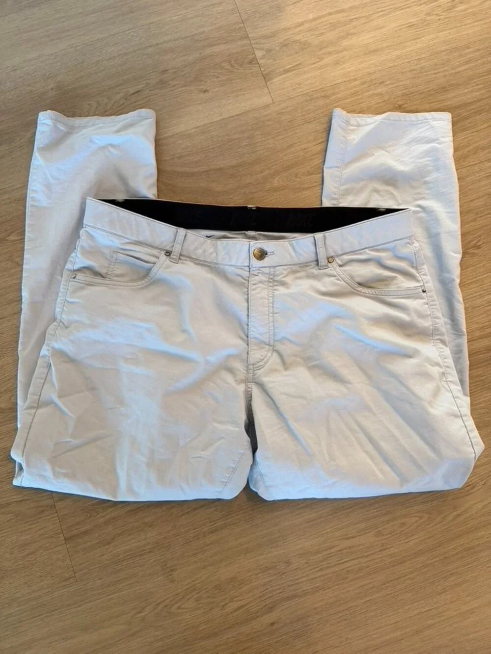 Nike Gray Golf Pants Standard Fit Dry Fit 36x30